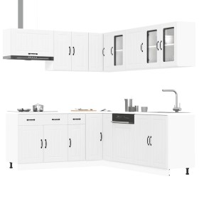 Mueble de cocina Lucca blanco 11 piezas madera contrachapada de , Armarios de cocina - Ref: Foro24-3314921, Precio: 720,70 €,...