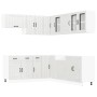 Mueble cocina Lucca blanco brillo 11 pzas madera contrachapada von , Küchenschränke - Ref: Foro24-3314923, Preis: 833,25 €, R...