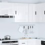 Armario pared cocina Porto madera ingeniería blanca alto brillo von , Küchenschränke - Ref: Foro24-854041, Preis: 66,59 €, Ra...