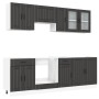 Mueble de cocina Kalmar negra 8 piezas madera contrachapada von , Küchenschränke - Ref: Foro24-3314832, Preis: 534,54 €, Raba...