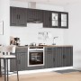 Mueble de cocina Kalmar negra 8 piezas madera contrachapada von , Küchenschränke - Ref: Foro24-3314832, Preis: 534,54 €, Raba...