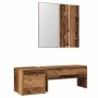 Juego de muebles de recibidor madera ingeniería madera antigua by , Benches for halls and storage - Ref: Foro24-3329171, Pric...