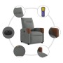 Sillón reclinable de masaje eléctrico tela gris oscuro by , Armchairs - Ref: Foro24-3323999, Price: 250,63 €, Discount: %