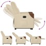 Sillón eléctrico reclinable elevable de tela color crema von , Sessel - Ref: Foro24-3324026, Preis: 318,07 €, Rabatt: %