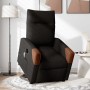 Sillón de masaje eléctrico reclinable elevable tela negro by , Armchairs - Ref: Foro24-3324032, Price: 319,62 €, Discount: %
