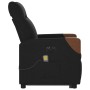 Sillón de masaje eléctrico reclinable elevable tela negro by , Armchairs - Ref: Foro24-3324032, Price: 319,62 €, Discount: %