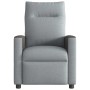 Sillón reclinable de masaje eléctrico tela gris claro by , Armchairs - Ref: Foro24-3324045, Price: 252,33 €, Discount: %