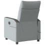 Sillón reclinable de masaje eléctrico tela gris claro by , Armchairs - Ref: Foro24-3324045, Price: 252,33 €, Discount: %