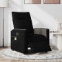 Sillón reclinable de masaje eléctrico tela negro de , Sillones - Ref: Foro24-3324047, Precio: 251,97 €