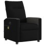 Sillón reclinable de masaje eléctrico tela negro de , Sillones - Ref: Foro24-3324047, Precio: 251,97 €