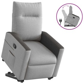Sillón reclinable elevable de tela gris nube von , Sessel - Ref: Foro24-3324051, Preis: 274,84 €, Rabatt: %