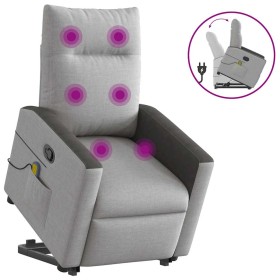Sillón de masaje reclinable de pie de tela gris nube von , Sessel - Ref: Foro24-3324058, Preis: 291,92 €, Rabatt: %