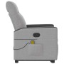 Sillón de masaje reclinable de pie de tela gris nube von , Sessel - Ref: Foro24-3324058, Preis: 291,92 €, Rabatt: %