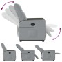 Sillón eléctrico reclinable elevable de tela gris claro by , Armchairs - Ref: Foro24-3324066, Price: 299,35 €, Discount: %