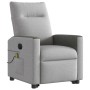 Sillón de masaje eléctrico reclinable elevable tela gris nube by , Armchairs - Ref: Foro24-3324072, Price: 321,41 €, Discount: %