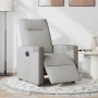 Sillón reclinable eléctrico de tela gris nube by , Armchairs - Ref: Foro24-3324079, Price: 228,12 €, Discount: %