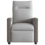 Sillón reclinable eléctrico de tela gris nube by , Armchairs - Ref: Foro24-3324079, Price: 228,12 €, Discount: %
