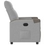 Sillón reclinable eléctrico de tela gris nube by , Armchairs - Ref: Foro24-3324079, Price: 228,12 €, Discount: %
