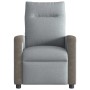 Sillón reclinable de masaje eléctrico tela gris claro by , Armchairs - Ref: Foro24-3324085, Price: 250,13 €, Discount: %