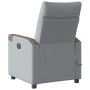 Sillón reclinable de masaje eléctrico tela gris claro by , Armchairs - Ref: Foro24-3324085, Price: 250,13 €, Discount: %