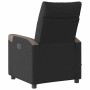 Sillón reclinable de masaje eléctrico tela negro