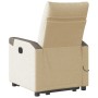 Silla de masaje reclinable de pie de tela color crema de , Sillones - Ref: Foro24-3324098, Precio: 268,97 €, Descuento: %