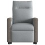 Sillón eléctrico reclinable elevable de tela gris claro by , Armchairs - Ref: Foro24-3324100, Price: 301,12 €, Discount: %