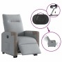 Sillón eléctrico reclinable elevable de tela gris claro by , Armchairs - Ref: Foro24-3324100, Price: 301,12 €, Discount: %