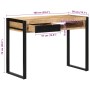 Escritorio 100x50x75 cm madera maciza mango von , Schreibtische - Ref: Foro24-4015931, Preis: 202,75 €, Rabatt: %