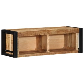 Mueble de TV madera maciza de mango rugosa 80x30x25 cm by , CD and DVD storage - Ref: Foro24-4015933, Price: 112,22 €, Discou...
