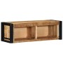 Mueble de TV madera maciza de mango rugosa 80x30x25 cm by , CD and DVD storage - Ref: Foro24-4015933, Price: 112,22 €, Discou...