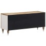 Mueble de TV madera maciza de mango 105x33,5x46 cm de , Almacenamiento para CD y DVD - Ref: Foro24-4018678, Precio: 104,77 €,...