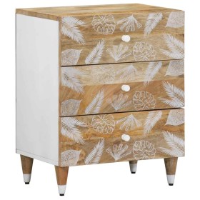 Mesita de noche madera maciza de mango 50x33x60 cm von , Nachttische - Ref: Foro24-4018673, Preis: 105,91 €, Rabatt: %