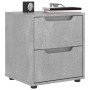 Mesilla de noche VISNES gris hormigón 45x40x50 cm by , Nightstands - Ref: Foro24-4108282, Price: 76,24 €, Discount: %