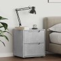 Mesilla de noche VISNES gris hormigón 45x40x50 cm by , Nightstands - Ref: Foro24-4108282, Price: 76,24 €, Discount: %