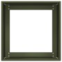 Jardinera de acero laminado en frío verde oliva 40x40x40 cm by , Pots and planters - Ref: Foro24-860664, Price: 53,26 €, Disc...