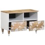 Mueble de TV madera maciza de mango 70x33,5x46 cm by , CD and DVD storage - Ref: Foro24-4018665, Price: 73,34 €, Discount: %