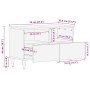 Mueble de TV madera maciza de mango 70x33,5x46 cm by , CD and DVD storage - Ref: Foro24-4018665, Price: 73,34 €, Discount: %