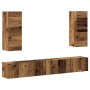 Conjunto de mueble de TV 4 piezas montado la pared madera vieja von , TV-Möbel - Ref: Foro24-3329017, Preis: 188,99 €, Rabatt: %