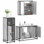 Set de muebles de baño 3 pzas madera contrachapada gris sonoma von , Badezimmermöbel - Ref: Foro24-3300953, Preis: 242,10 €, ...