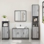 Set de muebles de baño 3 pzas madera contrachapada gris sonoma von , Badezimmermöbel - Ref: Foro24-3300953, Preis: 242,10 €, ...