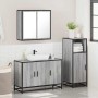 Set de muebles de baño 3 pzas madera contrachapada gris sonoma von , Badezimmermöbel - Ref: Foro24-3300953, Preis: 242,10 €, ...