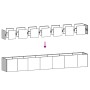 Jardinera 280x40x40 cm acero inoxidable von , Töpfe und Pflanzgefäße - Ref: Foro24-860693, Preis: 192,57 €, Rabatt: %