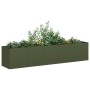 Jardinera de acero laminado en frío verde oliva 200x40x40 cm von , Töpfe und Pflanzgefäße - Ref: Foro24-860685, Preis: 132,02...