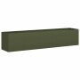 Jardinera de acero laminado en frío verde oliva 200x40x40 cm von , Töpfe und Pflanzgefäße - Ref: Foro24-860685, Preis: 132,02...