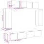 Conjunto de mueble de TV 6 piezas montado la pared madera vieja de , Muebles TV - Ref: Foro24-3329001, Precio: 289,24 €, Desc...