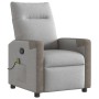 Sillón de masaje reclinable de tela gris nube von , Sessel - Ref: Foro24-4104843, Preis: 206,64 €, Rabatt: %