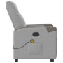 Sillón de masaje reclinable de tela gris nube von , Sessel - Ref: Foro24-4104843, Preis: 206,64 €, Rabatt: %