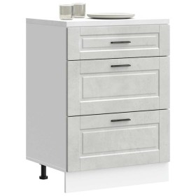 Mueble bajo de cocina porto gris cemento madera reconstituida von , Küchenschränke - Ref: Foro24-854263, Preis: 107,11 €, Rab...