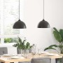 Lámparas colgantes 2 uds regulable en altura E27 negro Ø 30 cm by , Lamps - Ref: Foro24-4103451, Price: 51,86 €, Discount: %